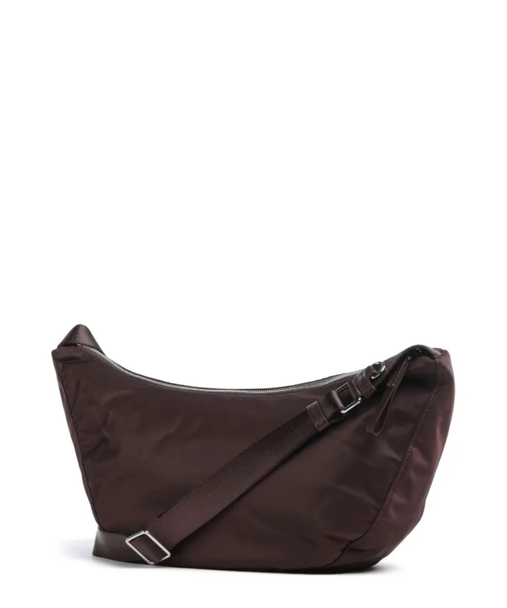 Elina S Crossbody bag recycled nylon aubergine