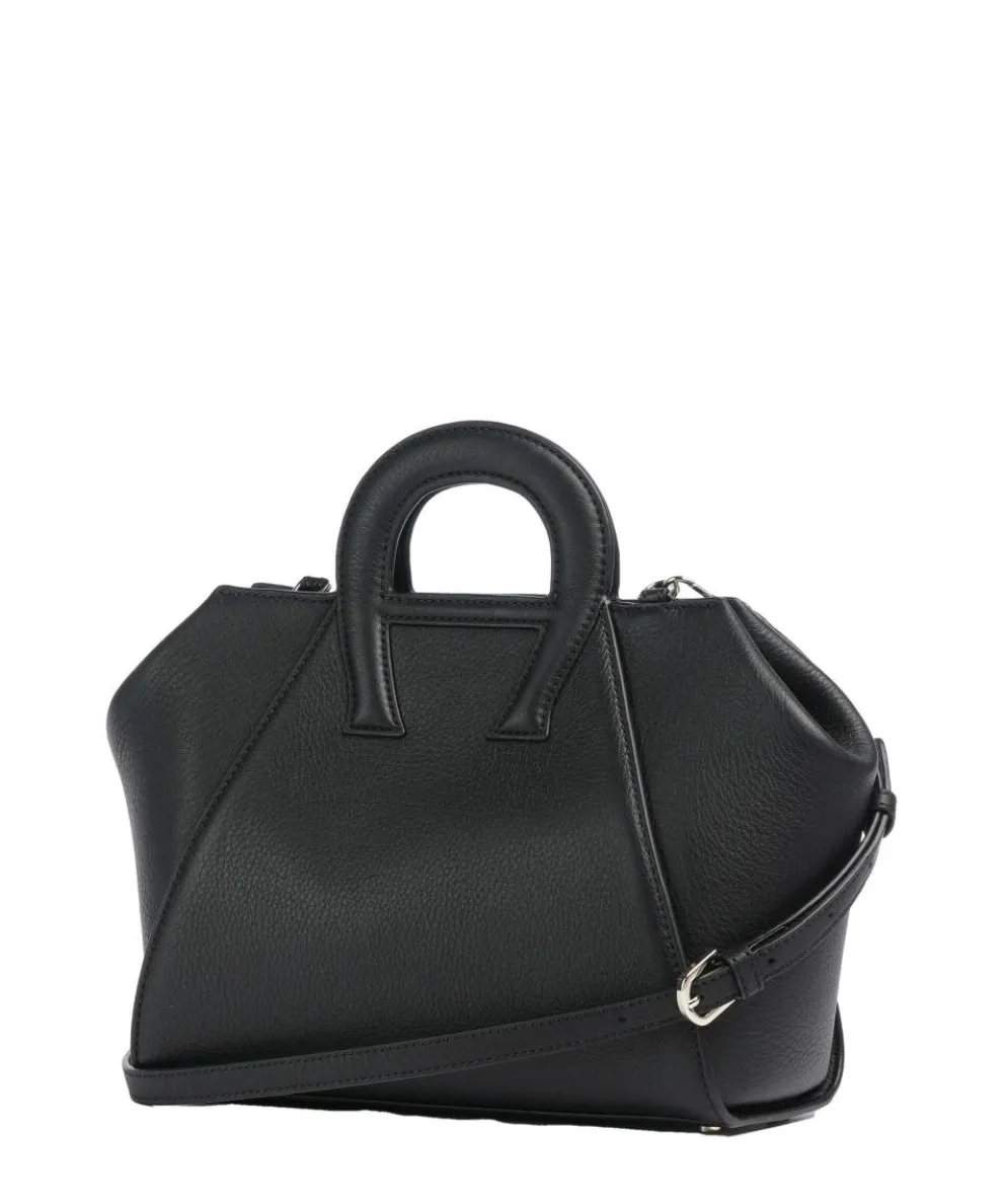 Eliza M Handbag grained cow leather black
