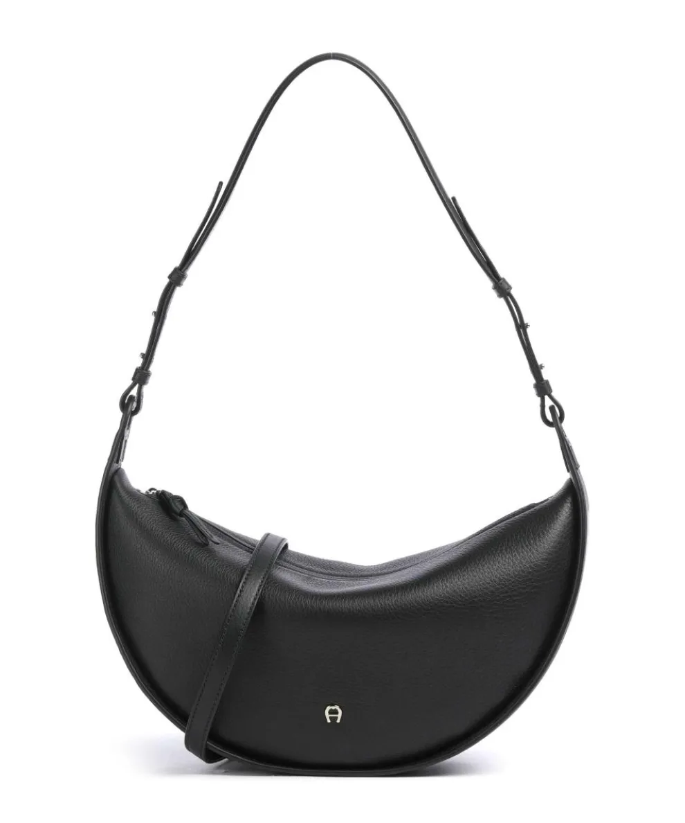 Eliza S Hobo bag grained cow leather black