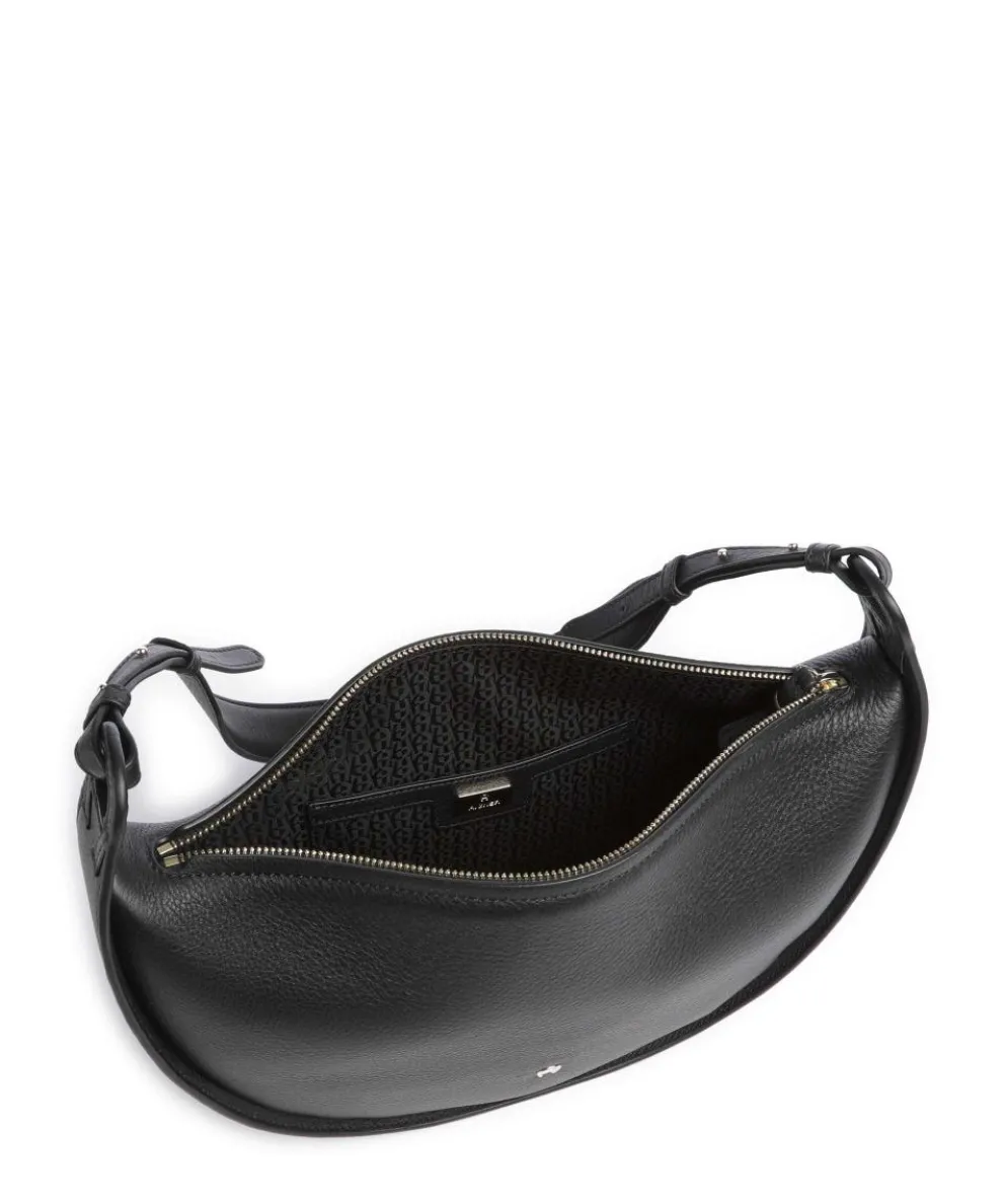Eliza S Hobo bag grained cow leather black