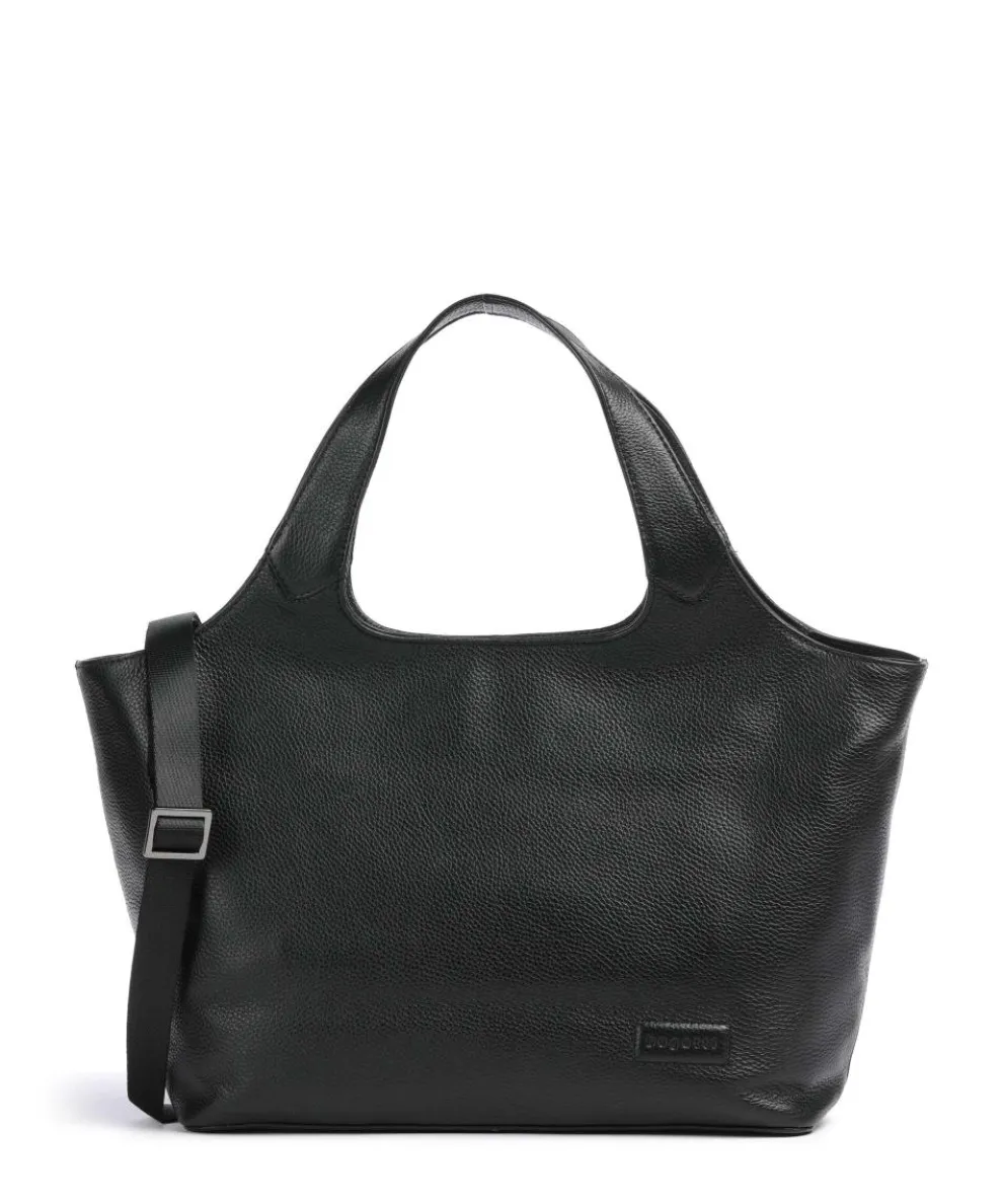 Elsa Handbag 13″ grained cow leather black