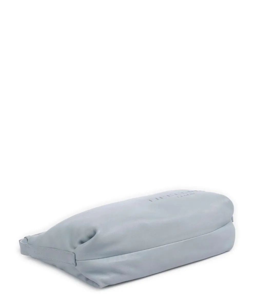 Elvira Sheep Natural M Crossbody bag sheepskin leather light blue