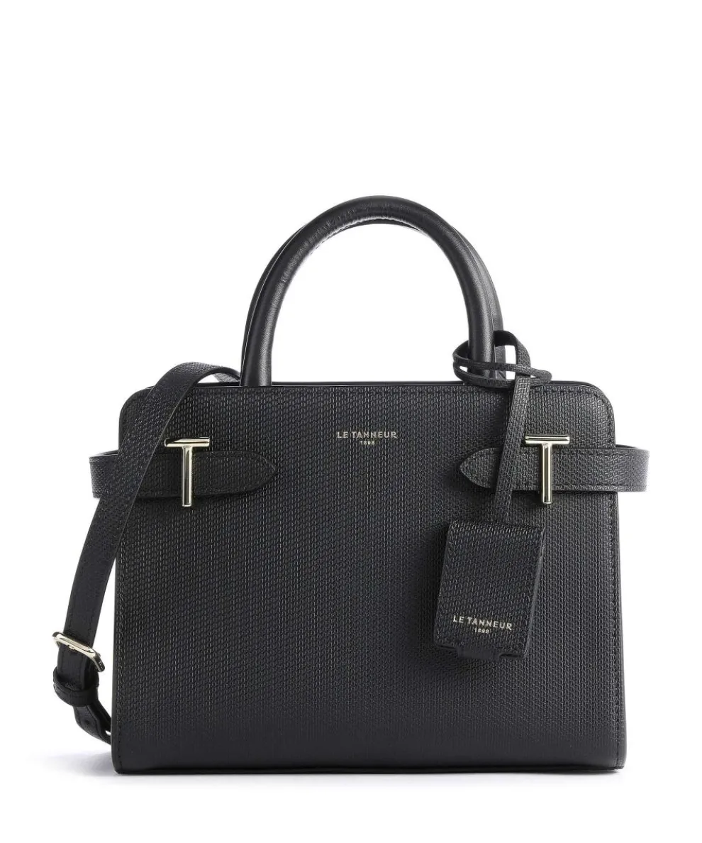 Emilie Handbag embossed cow leather black