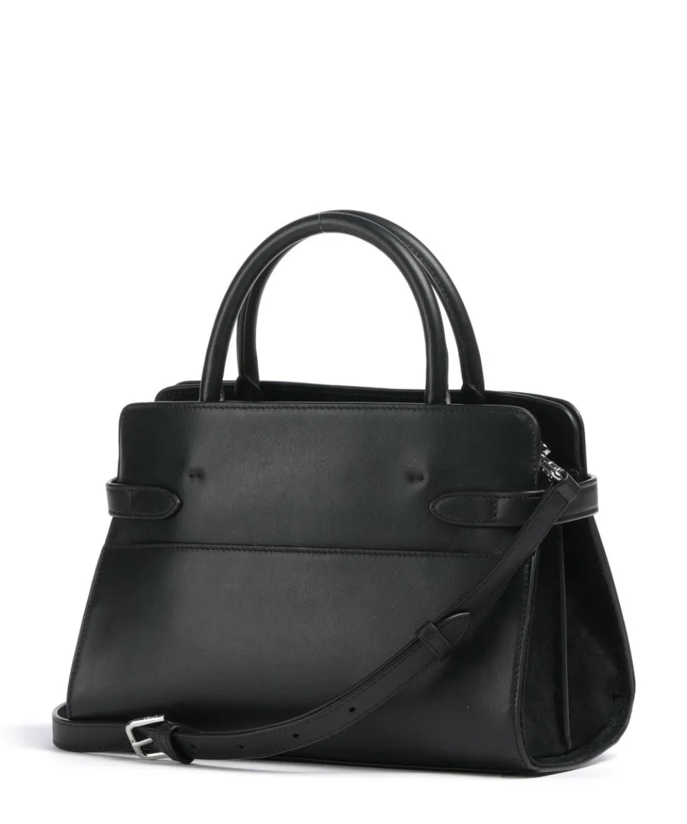 Emilie Handbag fine grain cow leather black