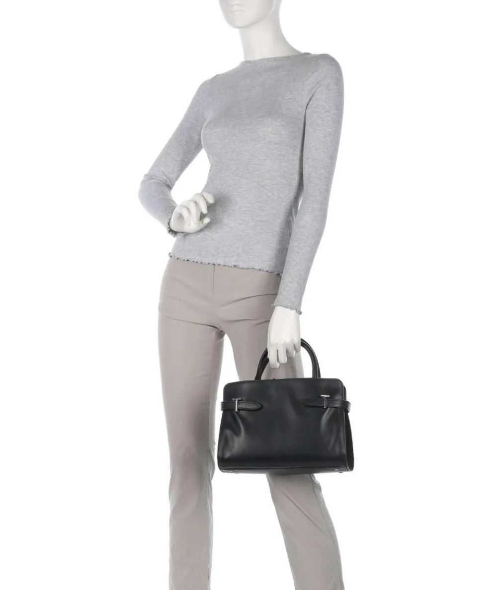 Emilie Handbag fine grain cow leather black