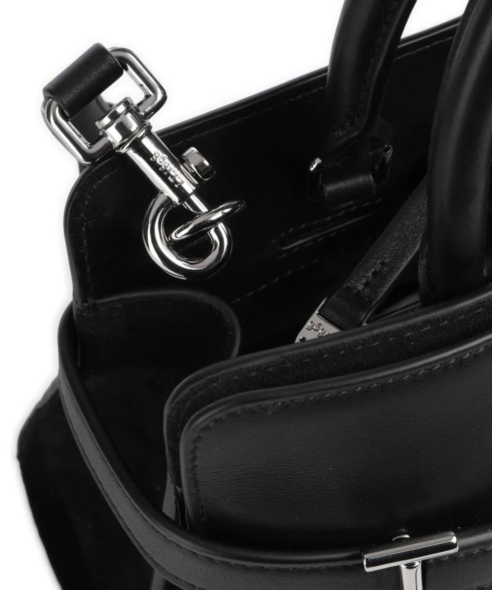 Emilie Handbag fine grain cow leather black