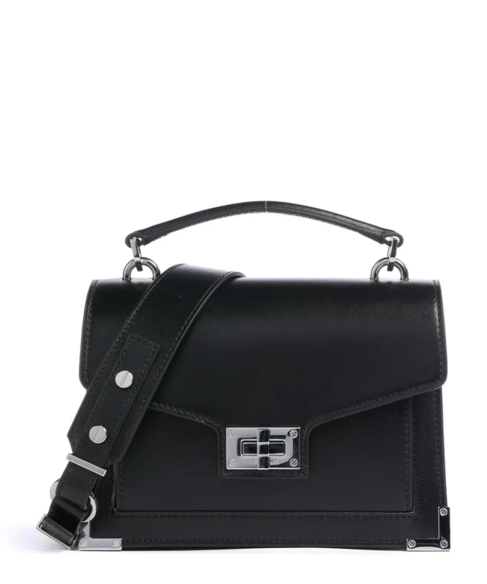 Emily Crossbody bag grained cow leather black
