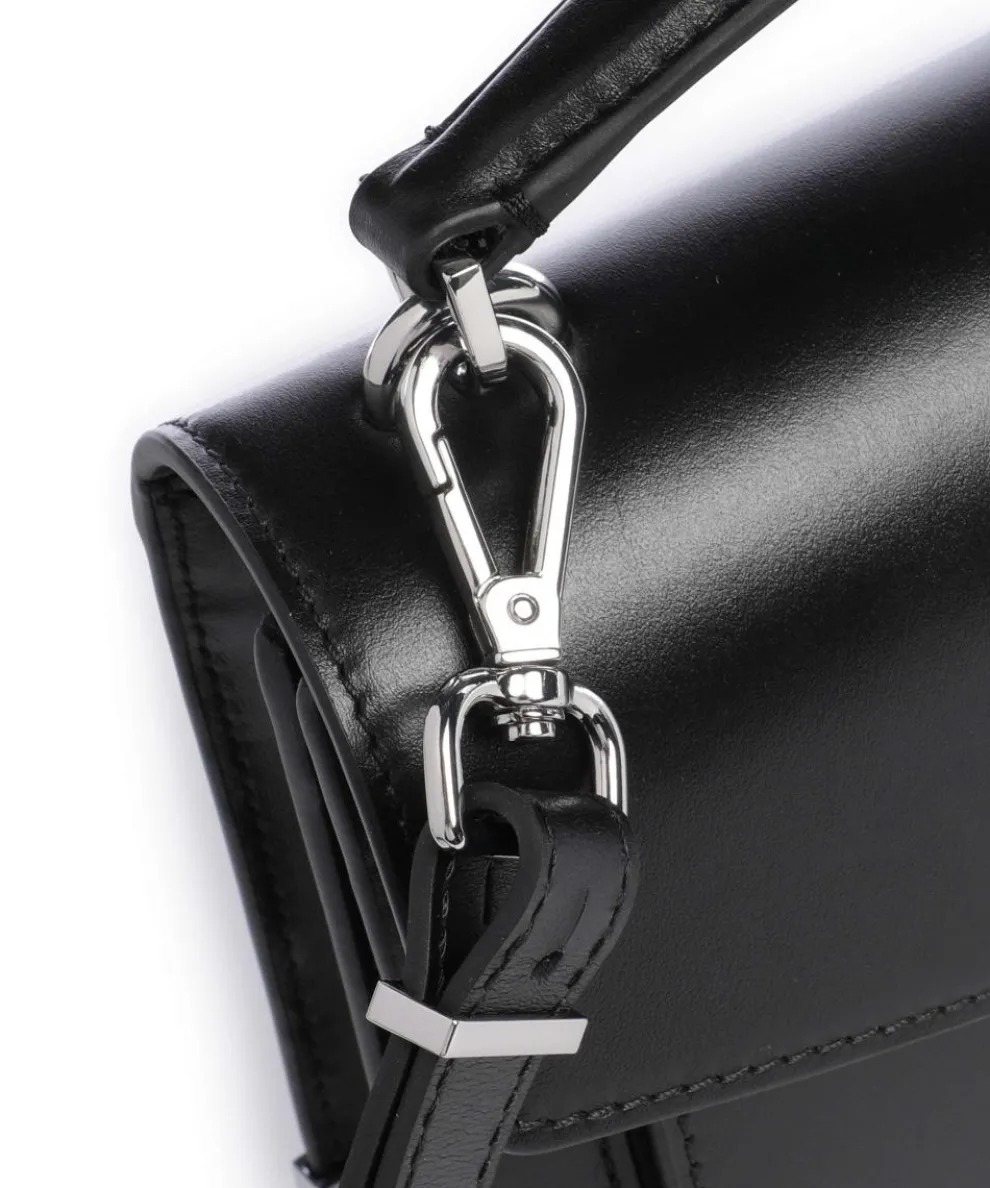Emily Crossbody bag grained cow leather black