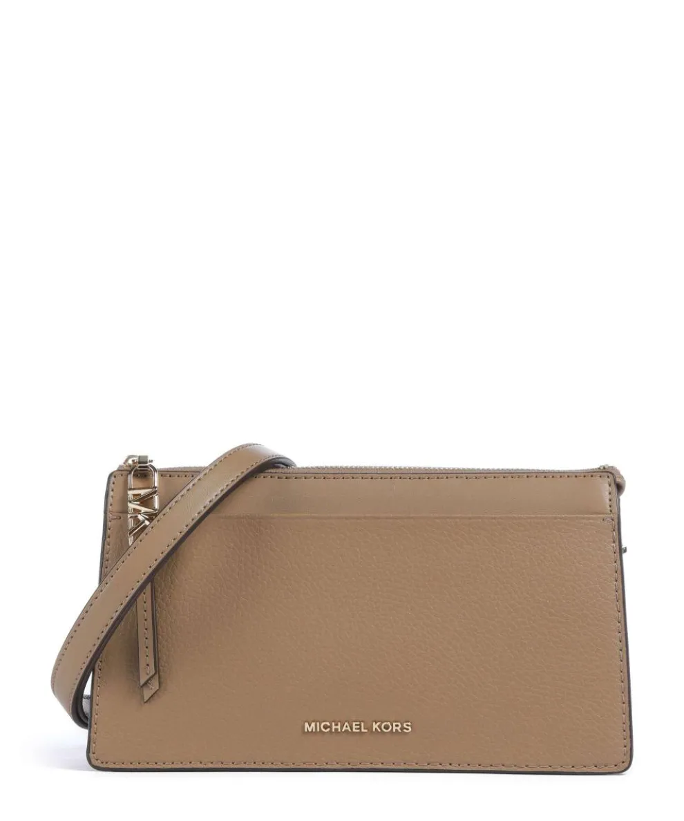 Empire Shoulder bag grained leather brown