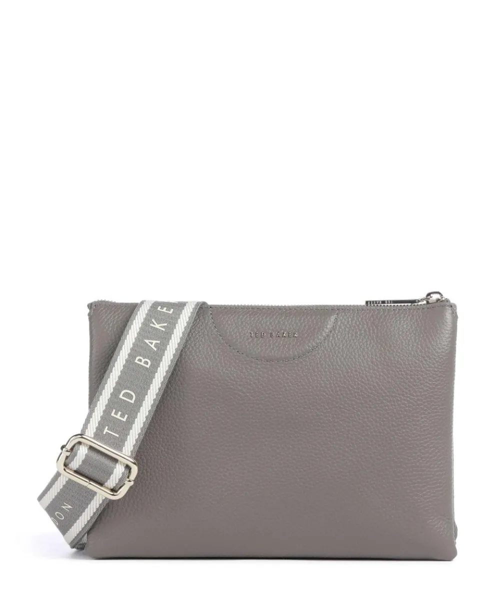 Esille Crossbody bag grained cow leather dark grey
