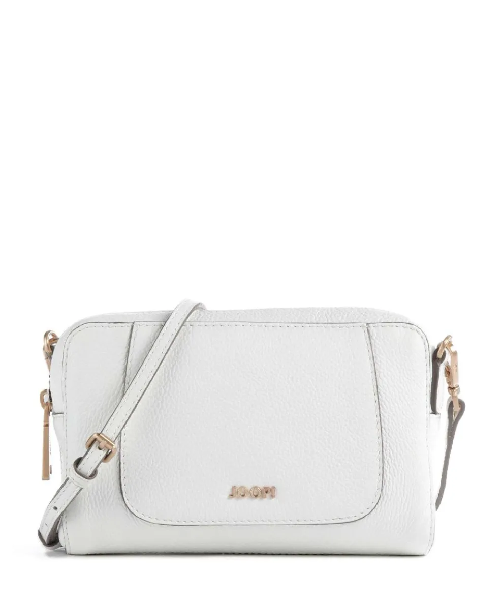 Estate Casta Crossbody bag grained leather white