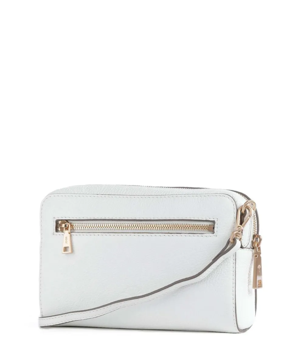 Estate Casta Crossbody bag grained leather white