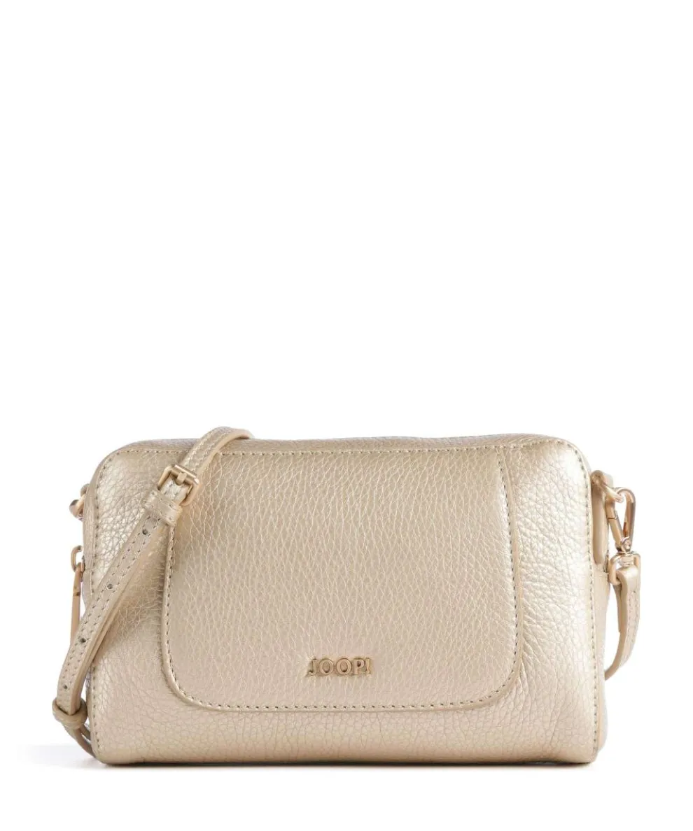Estate Metallo Crossbody bag grained leather gold