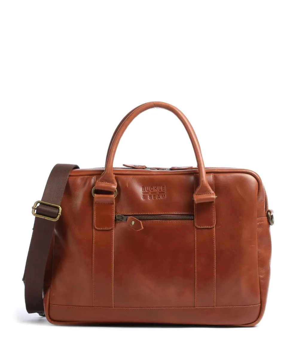 Everett Briefcase 15″ cow leather cognac
