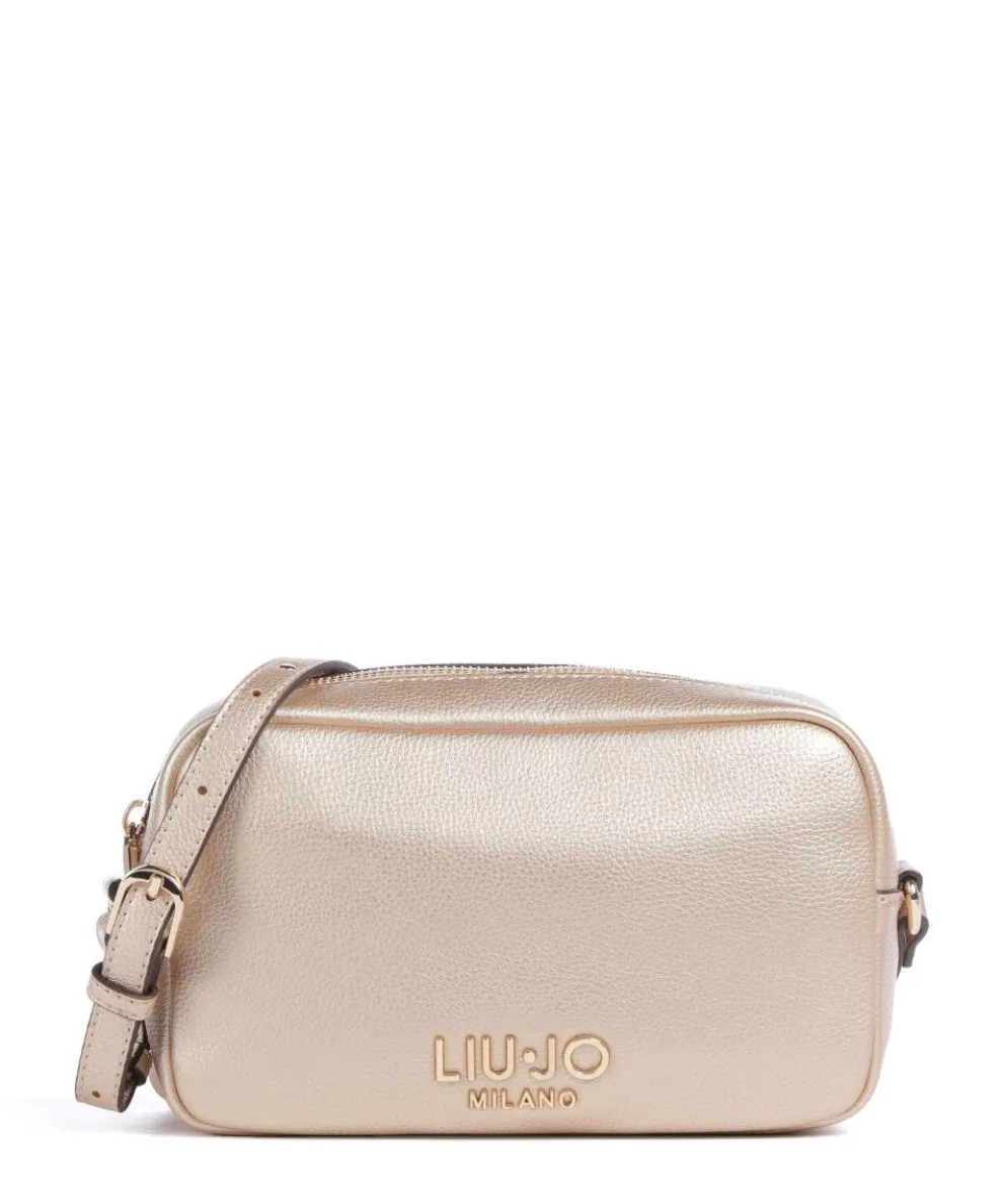 Evrim S Crossbody bag imitation leather gold