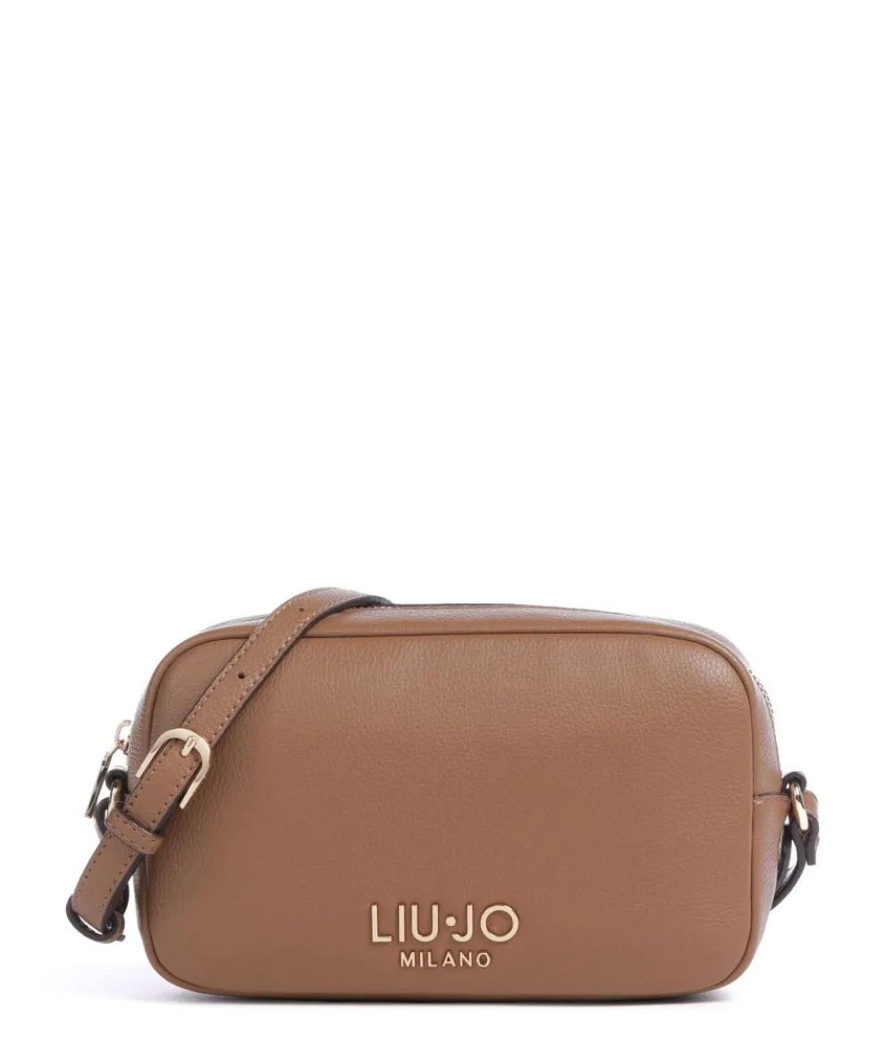 Evrim S Crossbody bag imitation leather brown