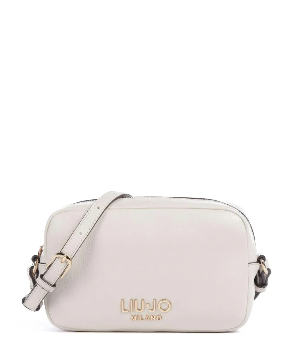 Evrim S Crossbody bag imitation leather light grey