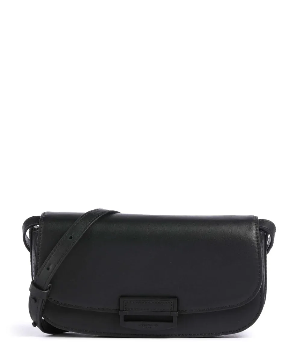 Ezra Calf Optic S Crossbody bag softly grained calfskin black