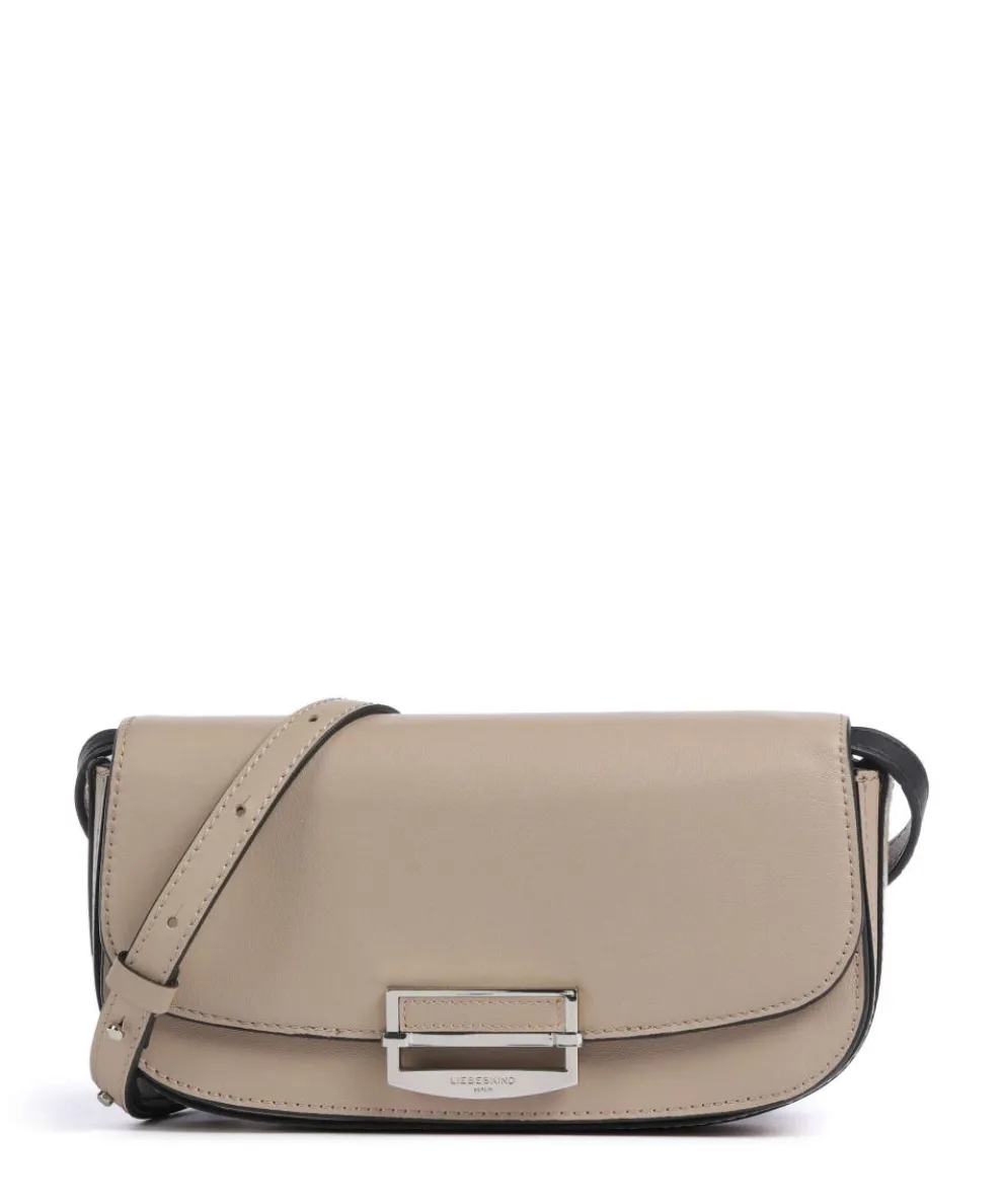 Ezra Calf Optic S Crossbody bag softly grained calfskin beige