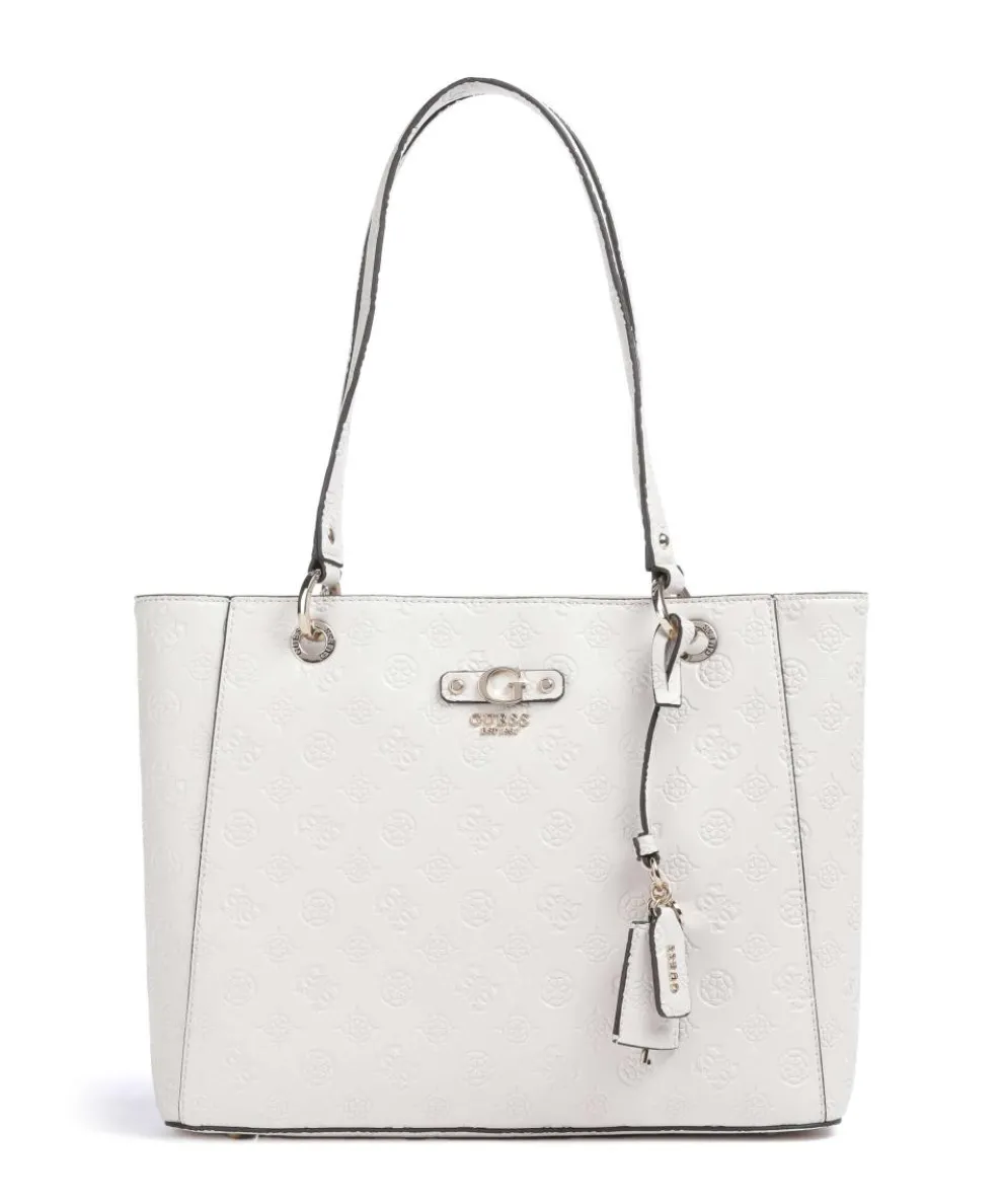 Gerty Peony Tote bag imitation leather cream