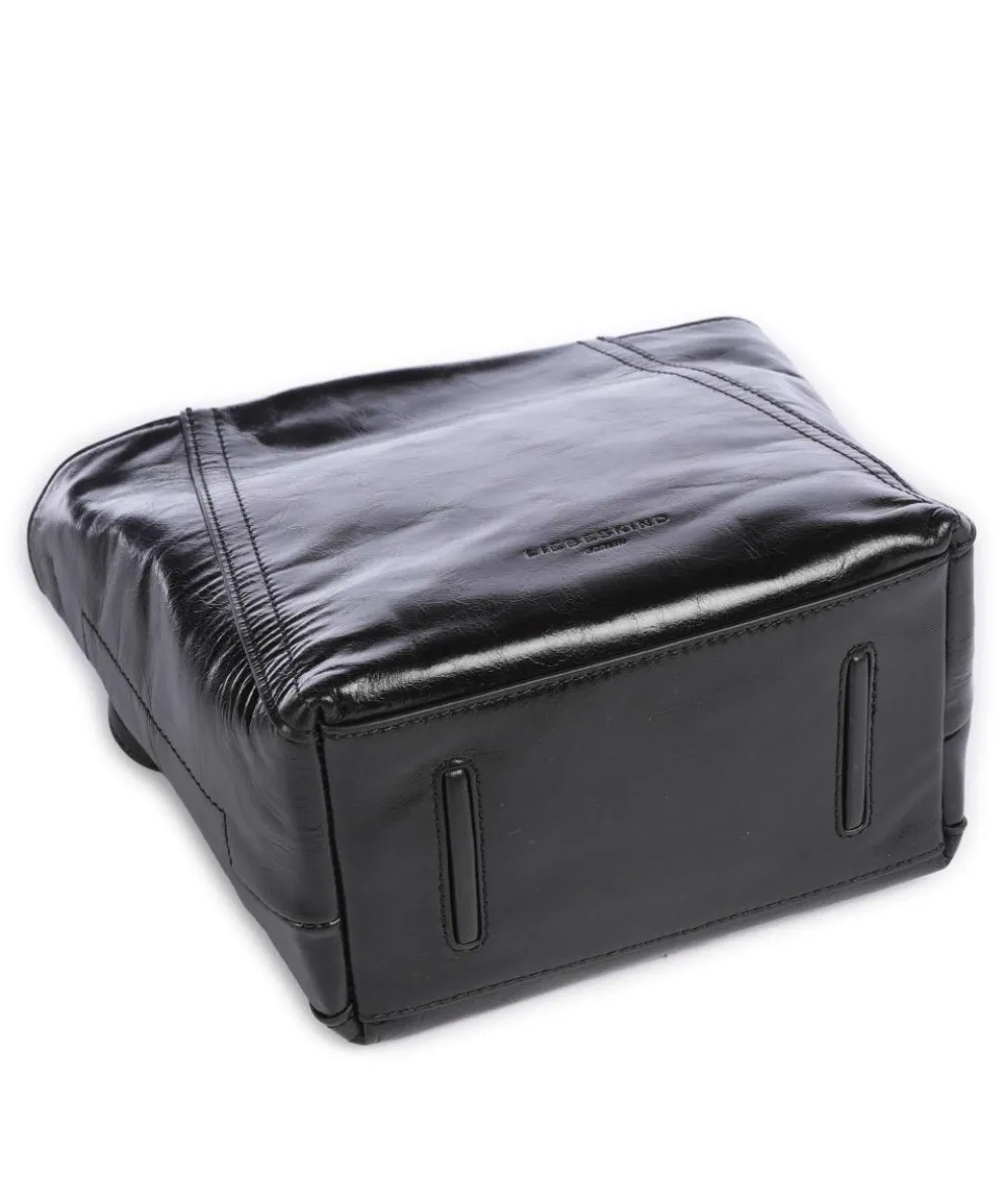 Chudy Paper Touch Crinkle S Crossbody bag nappa calfskin black