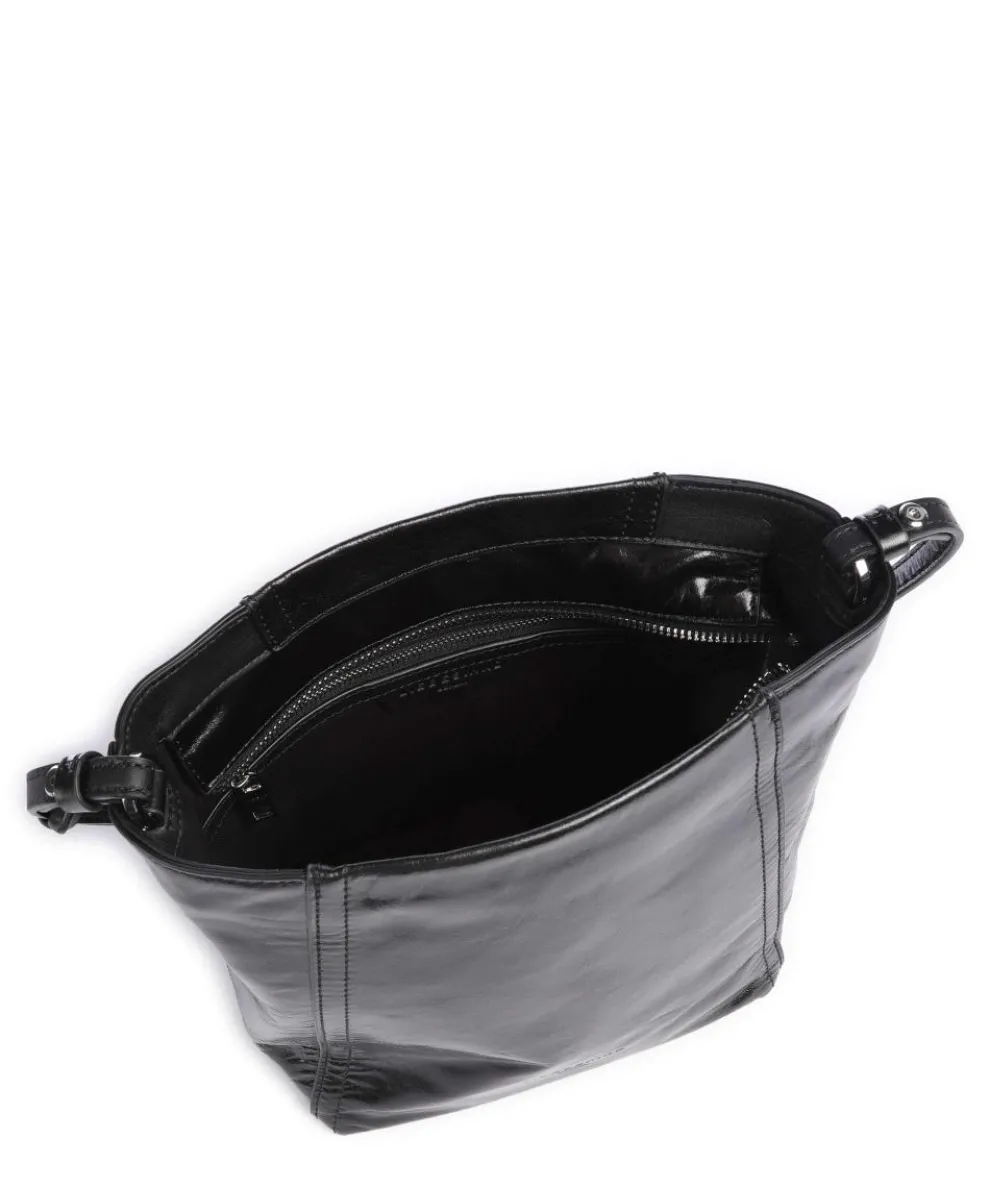 Chudy Paper Touch Crinkle S Crossbody bag nappa calfskin black