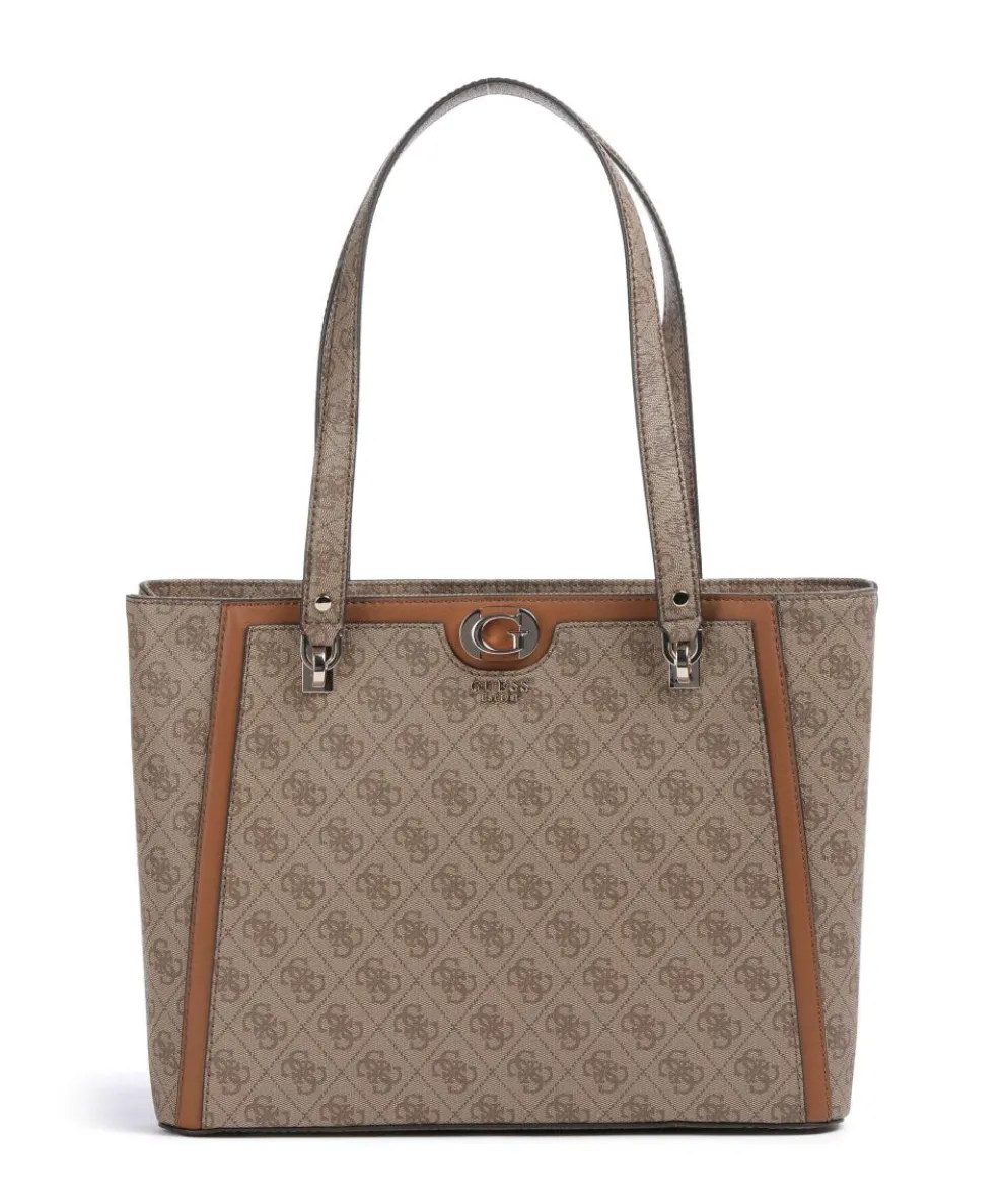 Orlina 4G Logo Tote bag imitation leather brown