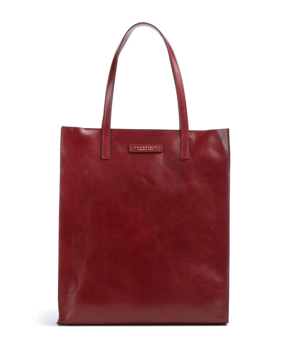 Mirra Tote bag cow leather dark red