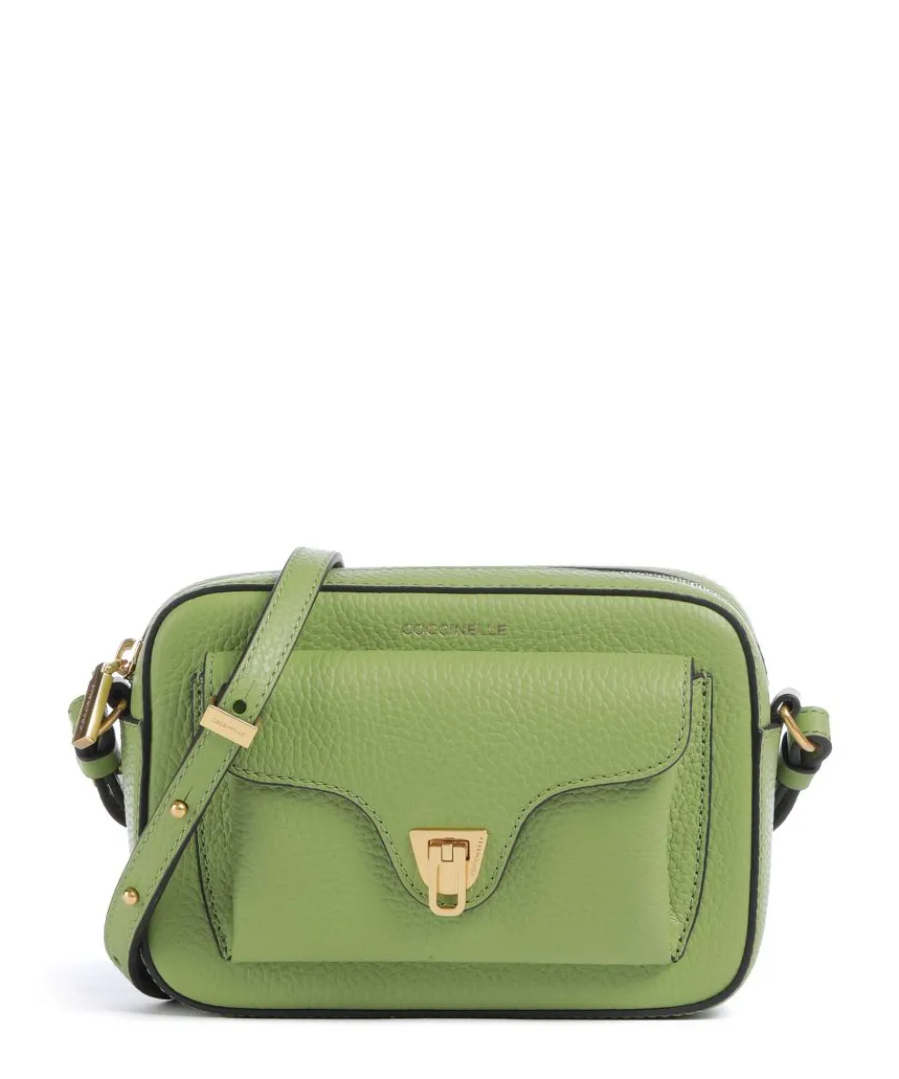 Beat Soft Crossbody bag grained cow leather green