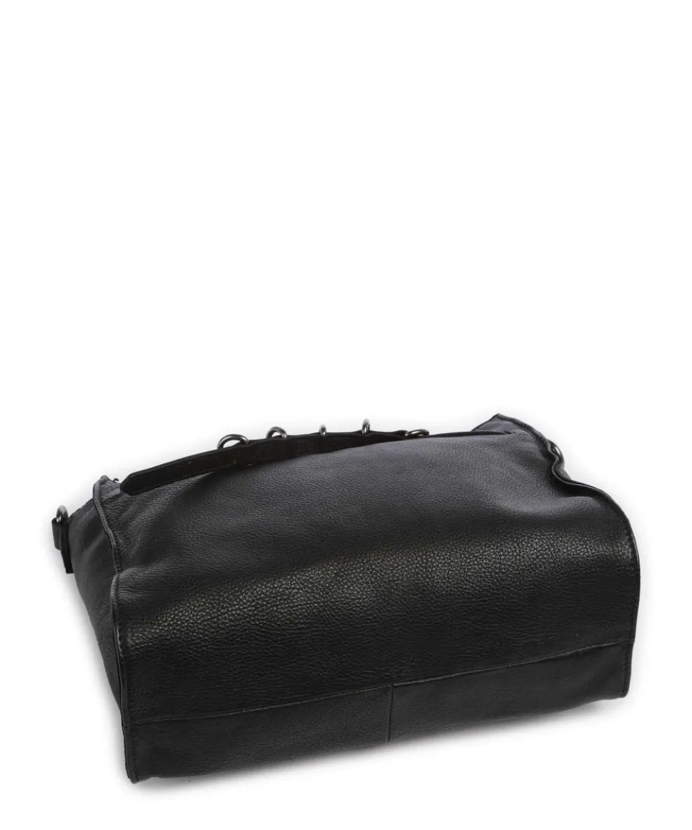Ride Easy Shoulder bag grained leather black