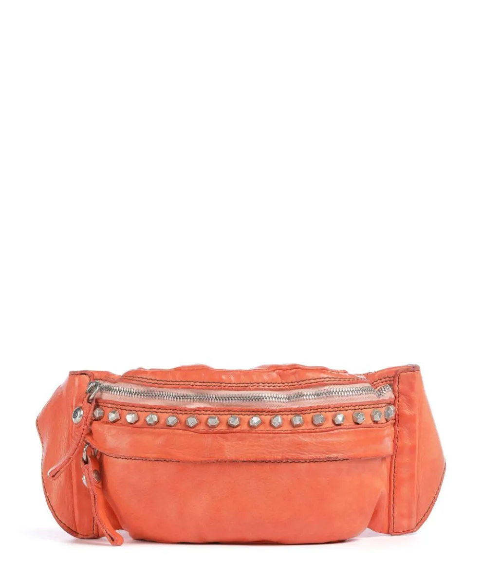 Fanny pack cow leather orange