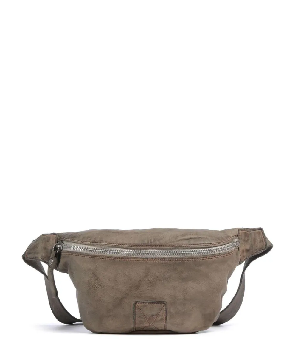 Fanny pack fine grain cow leather taupe