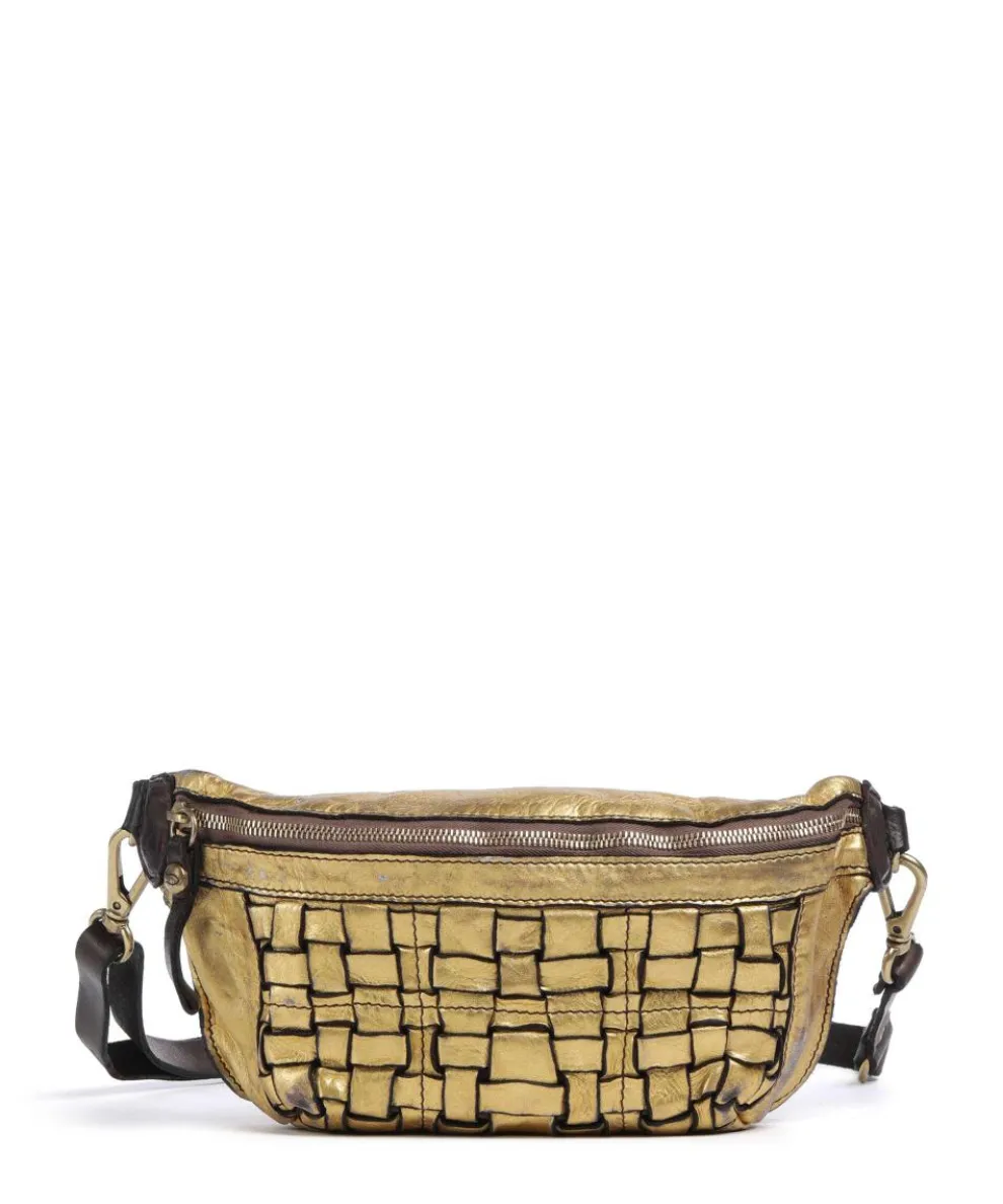 Fanny pack grained cow leather gold
