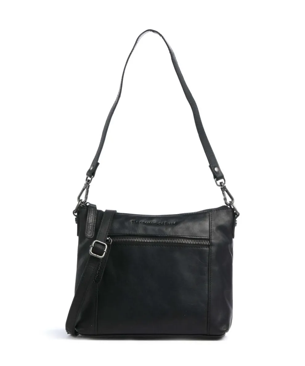 Faro Shoulder bag pull-up cow leather black