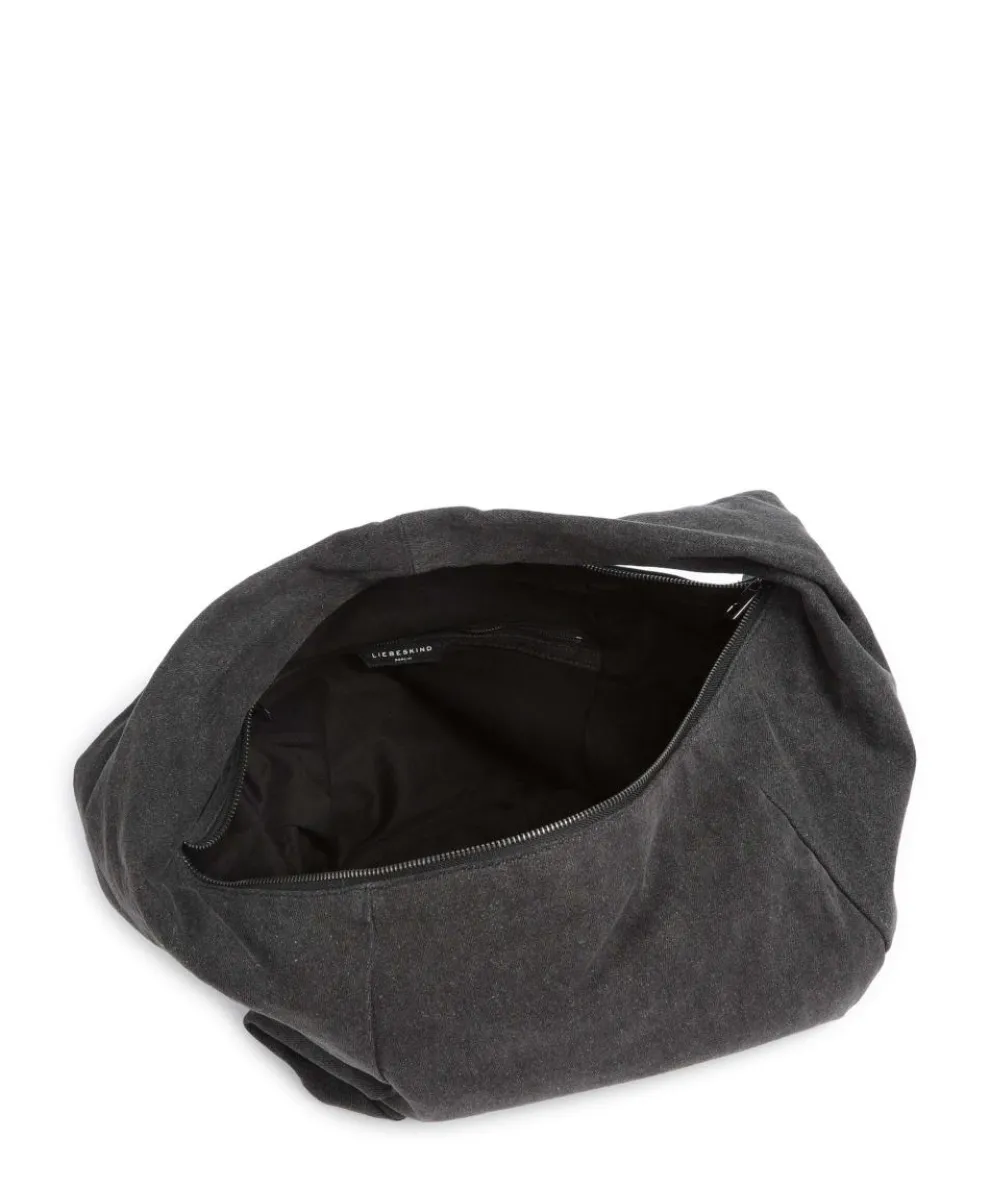 Farrah Denim L Hobo bag cotton black