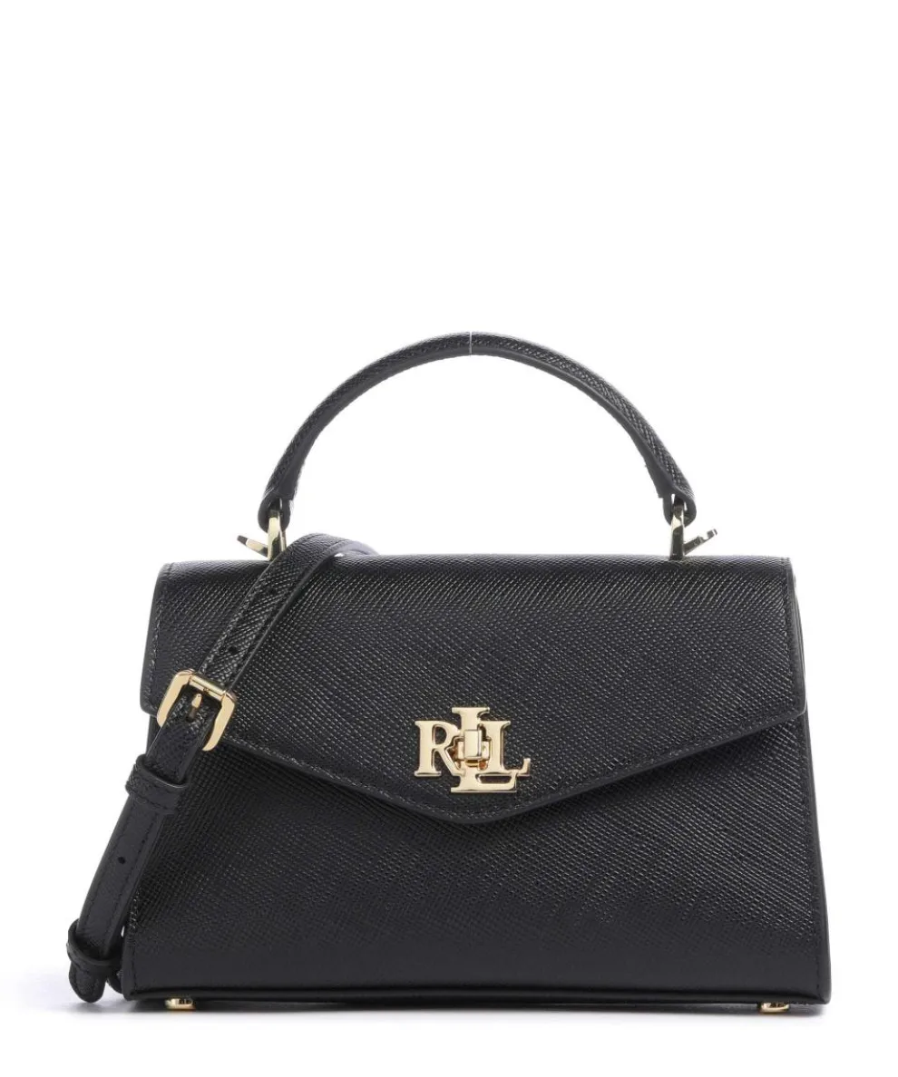 Farrah Small Crossbody bag grained leather black