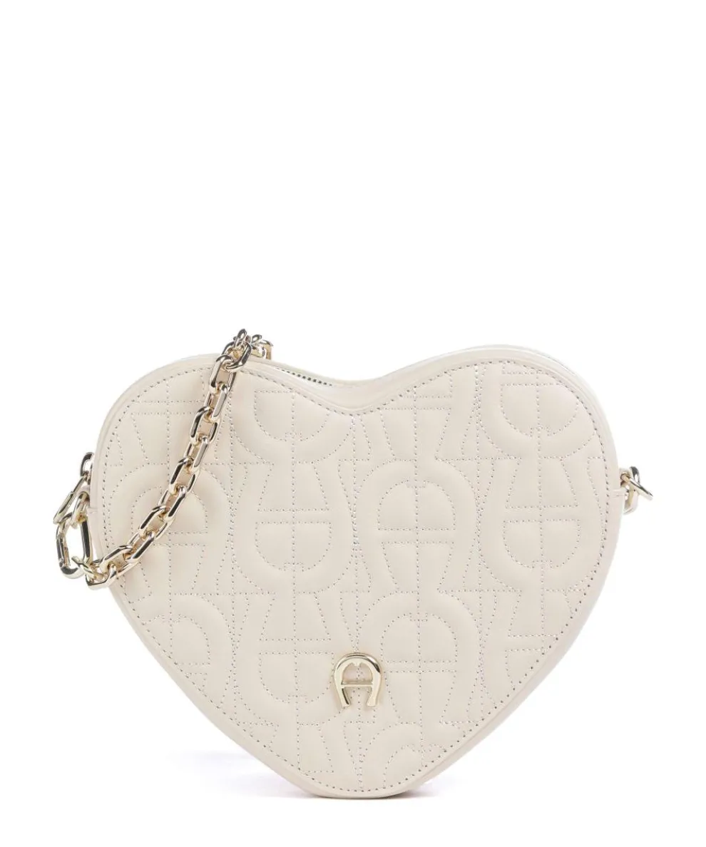 Fashion Crossbody bag fine grain cow leather cream