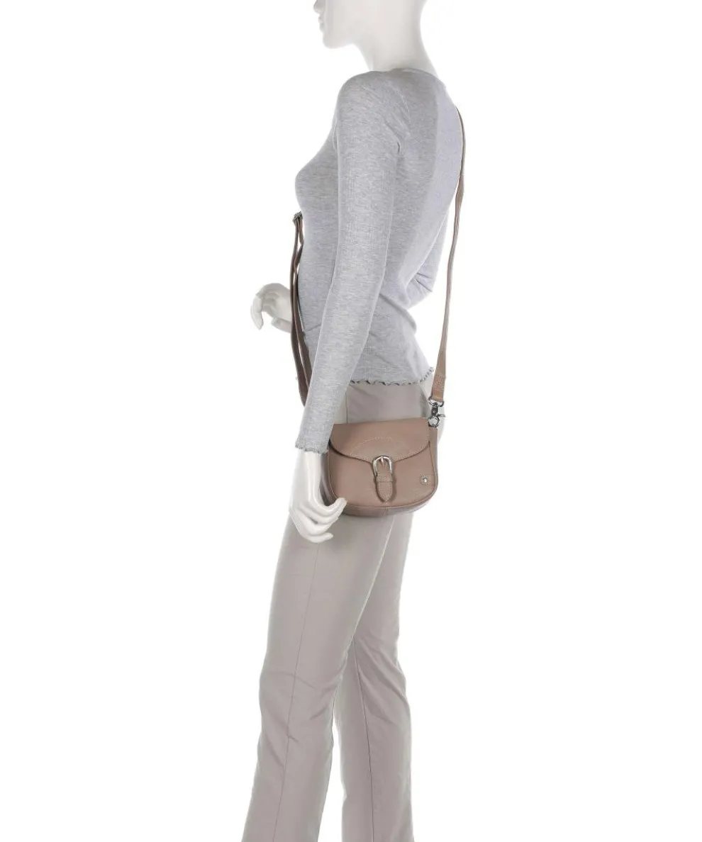 Fashion Favorites Crossbody bag grained leather taupe