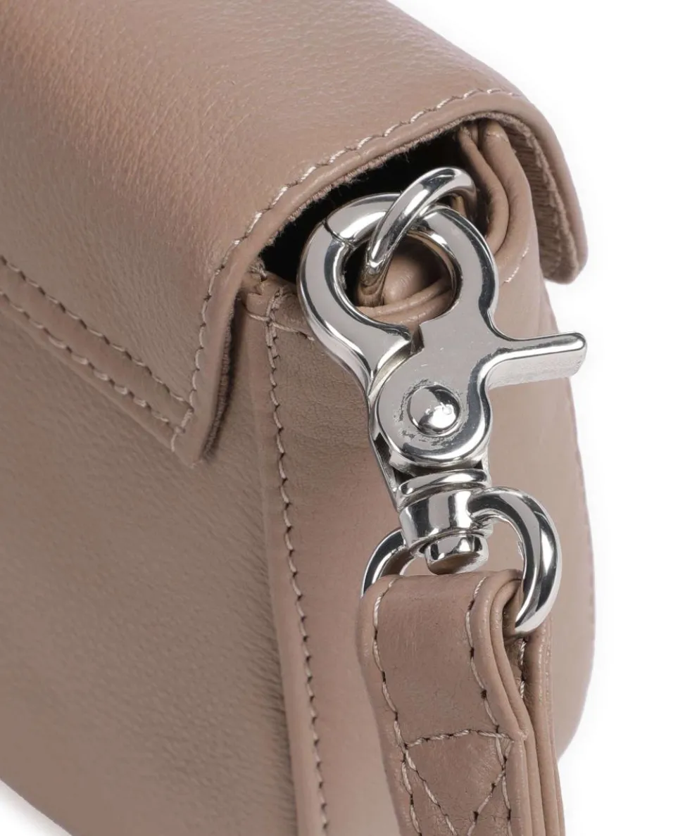 Fashion Favorites Crossbody bag grained leather taupe