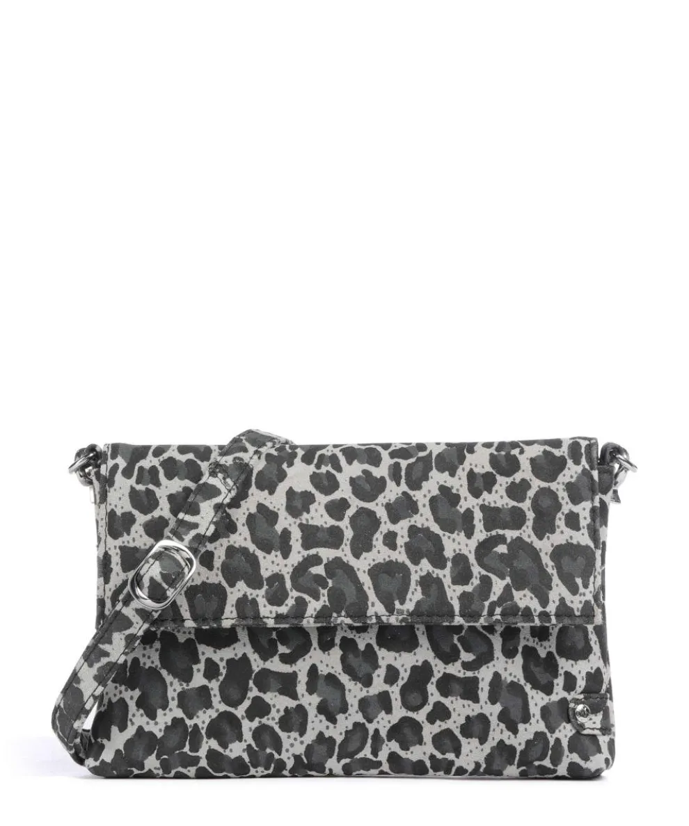 Fashion Favourites Crossbody bag sheepskin leather grey