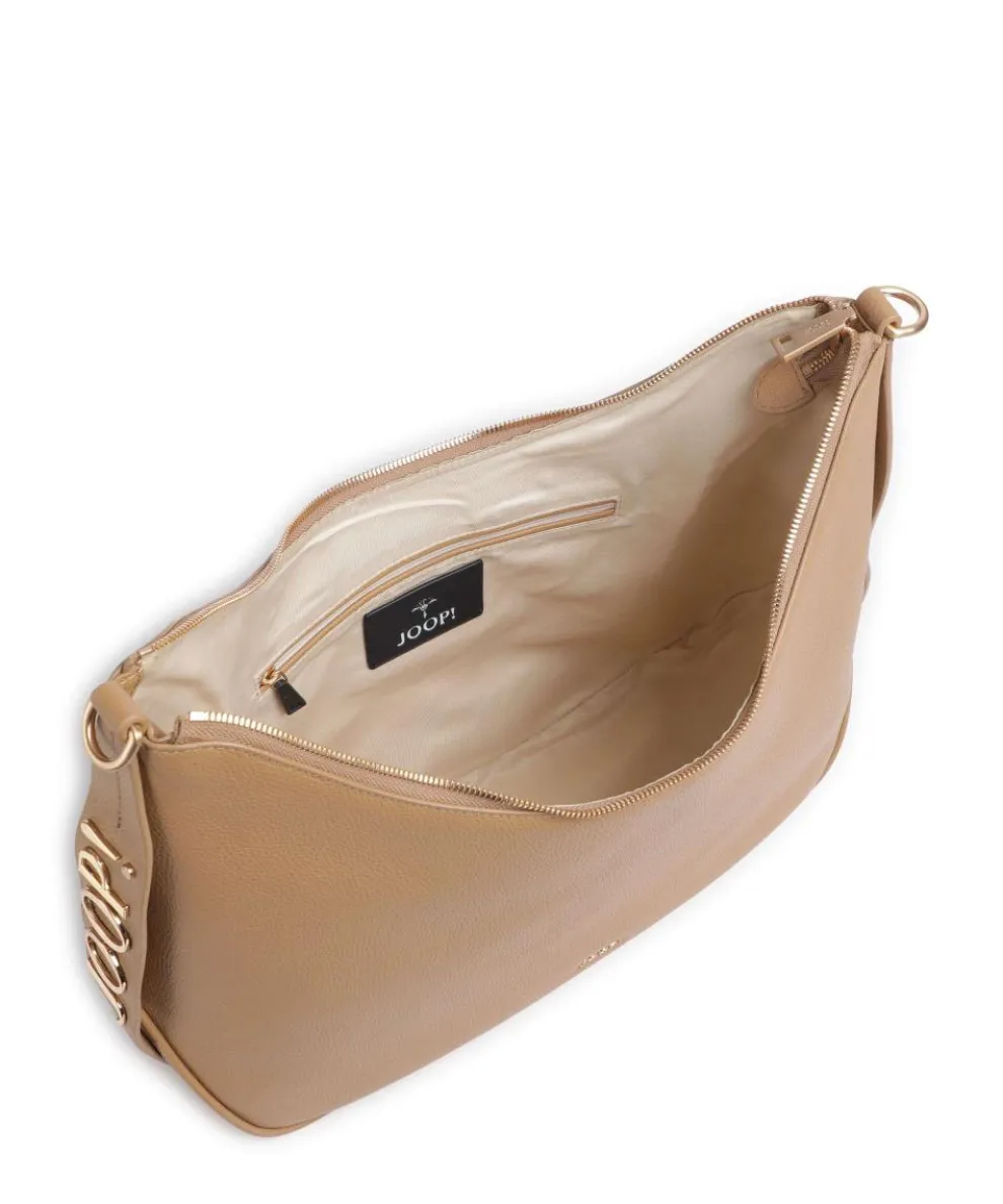 Fatto Camilla Hobo bag grained cow leather tan