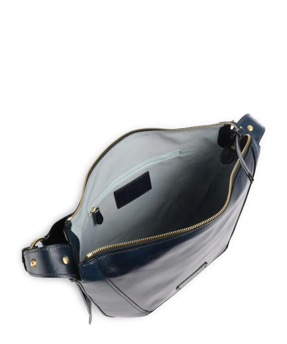 Fedora Shoulder bag fine grain cow leather dark blue