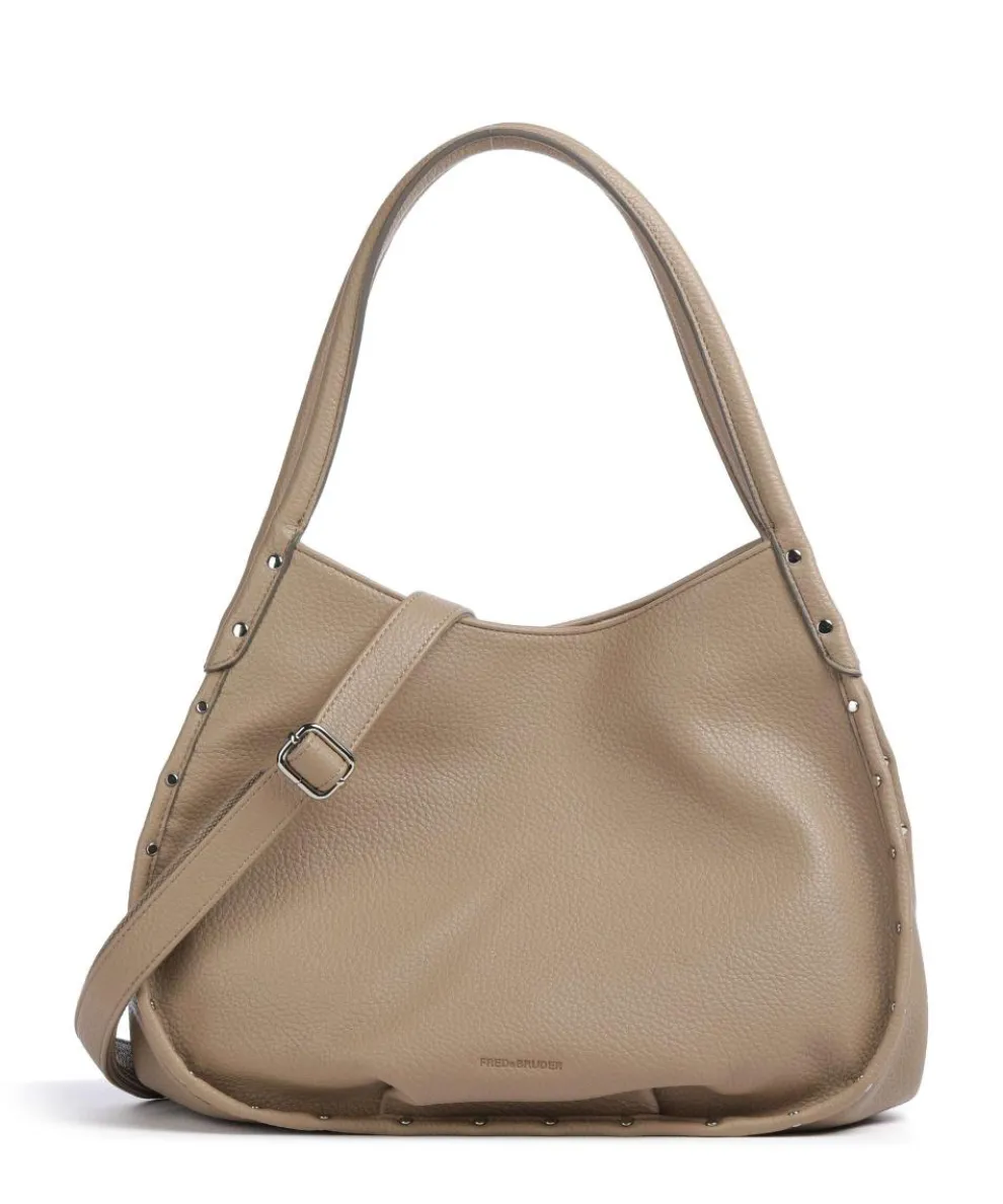 Feel Wild Tote bag grained leather light brown