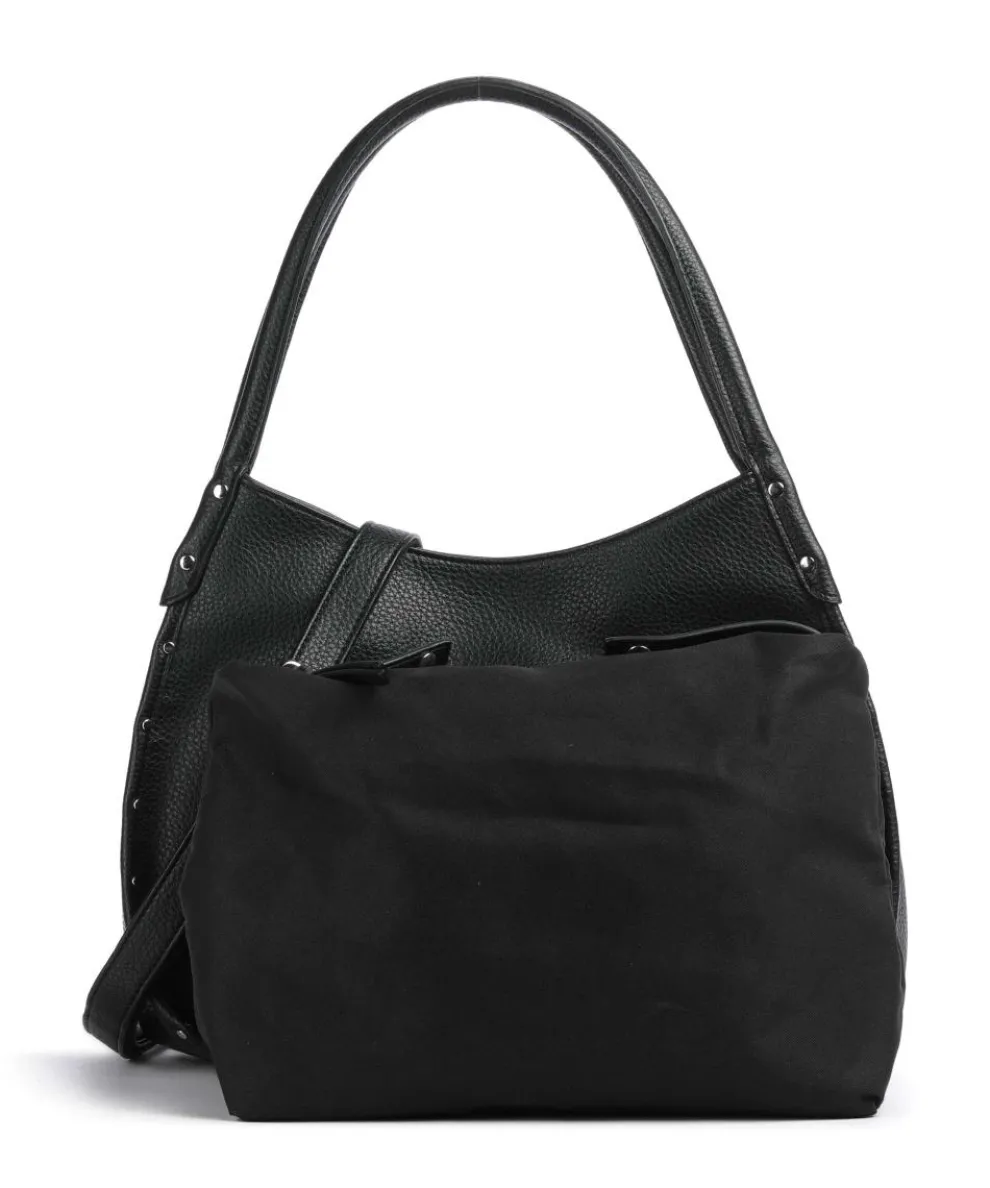 Feel Wild Tote bag grained leather black