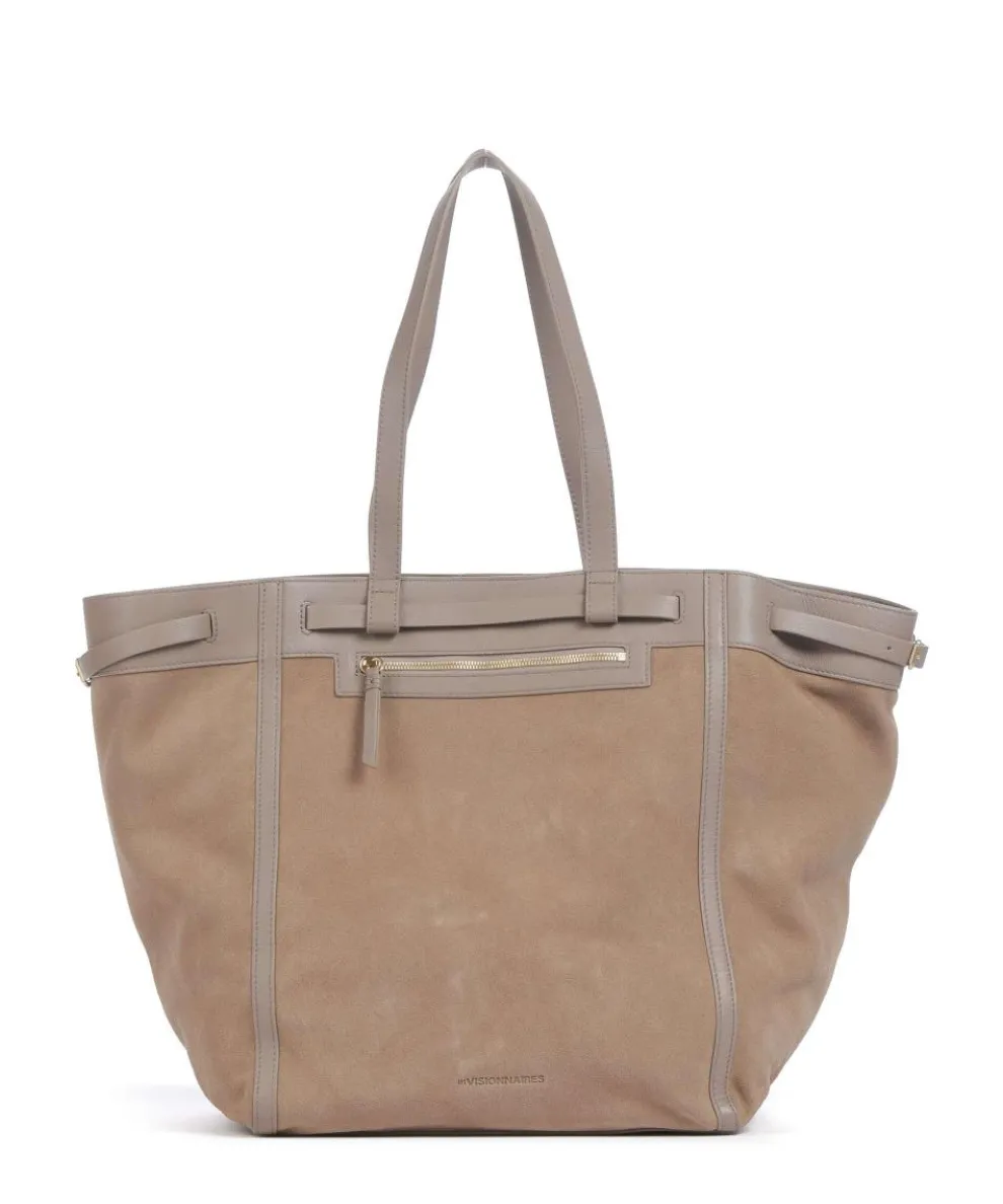Felicia Cozy Tote bag brushed leather beige