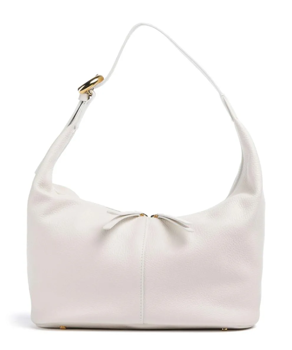 Fernanda Hobo bag grained cow leather white