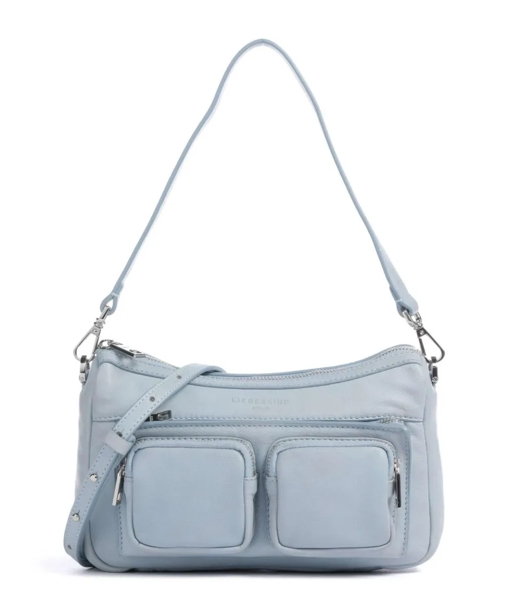 Maia Sheep Natural S Shoulder bag sheepskin leather light blue