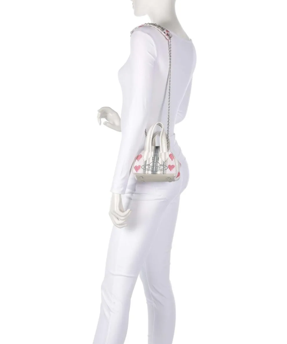 Archive Linen Heart Stripes Mini Crossbody bag fabric multicolour