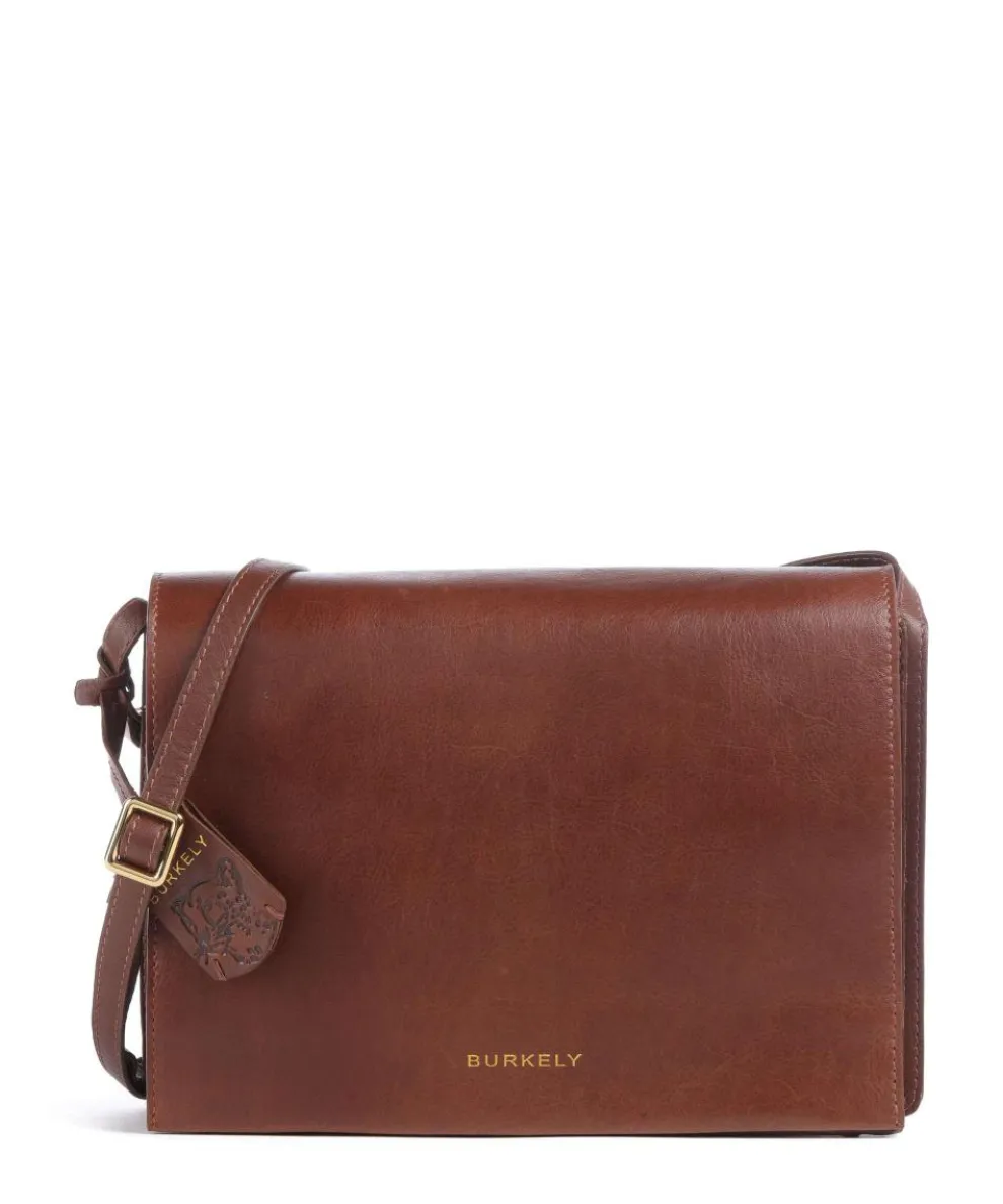 Fine Florence Crossbody bag grained leather brown