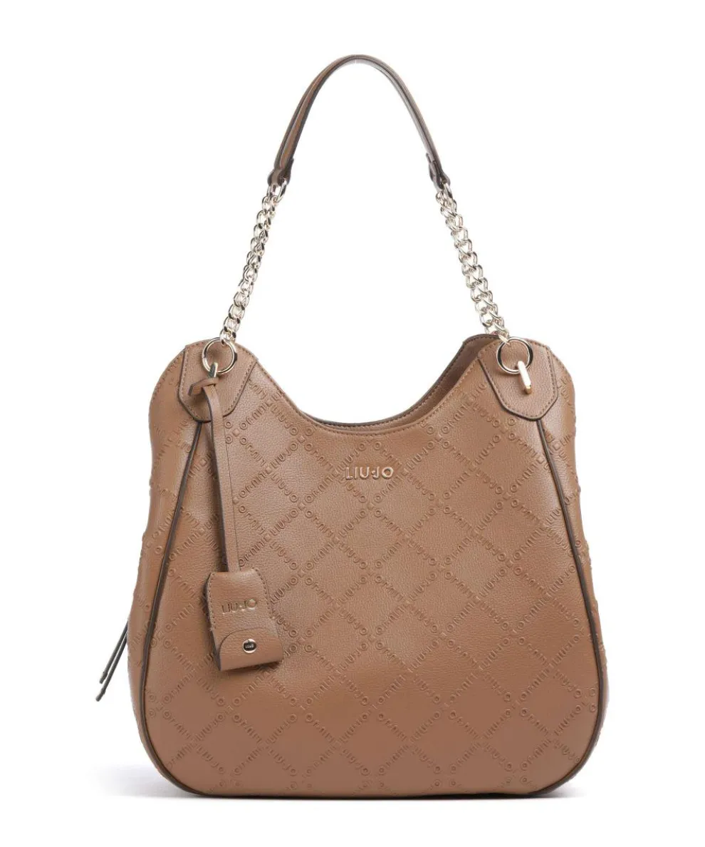 Adonide L Hobo bag imitation leather brown
